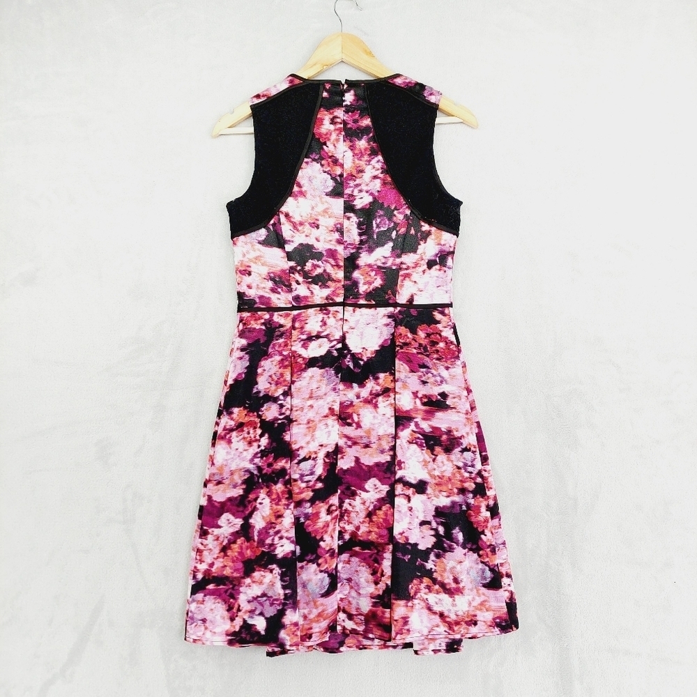 Robert Rodriguez Erika Printed Abstract Fit & Flare A-Line Dress P4472 View 6